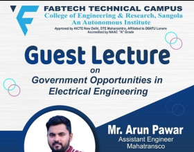 Guest Lecture by Mr. Arun Powar