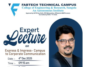 Expert talk on “Express  & Impress- Campus to Corporate Communication