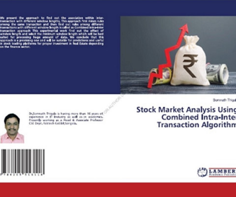   Dr. Somnath Thigale Published book on “Stock Market Analysis Using Combined Intra-Inter Transaction Algorithm”  